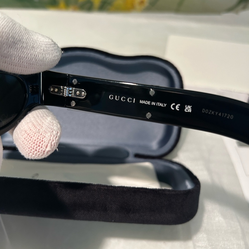 NWT GUCCI GG1635S Black Cat-Eye Sunglasses (003) 53 - 17 - 140 - Picture 8 of 16